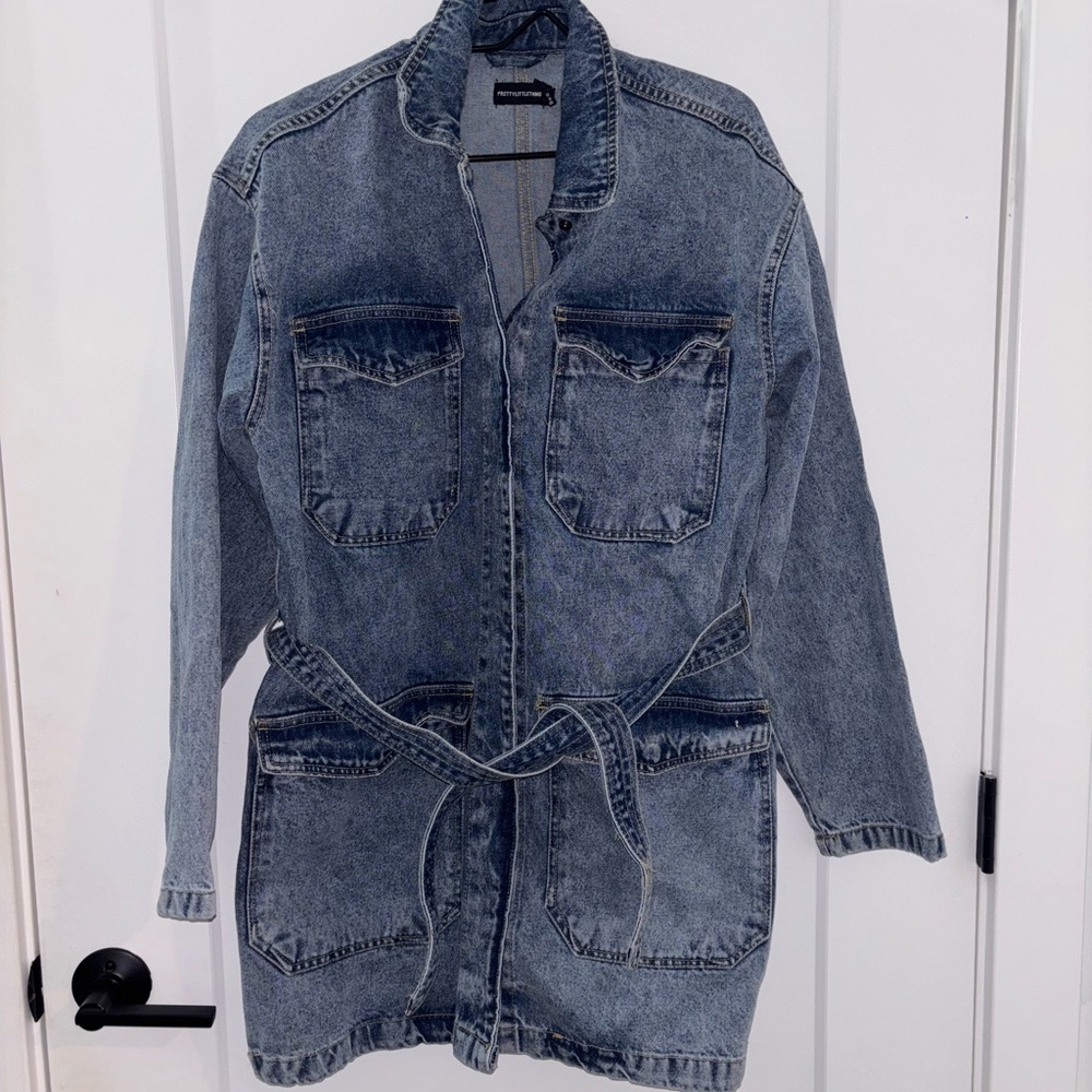 PrettyLittleThing Classic Denim Dress